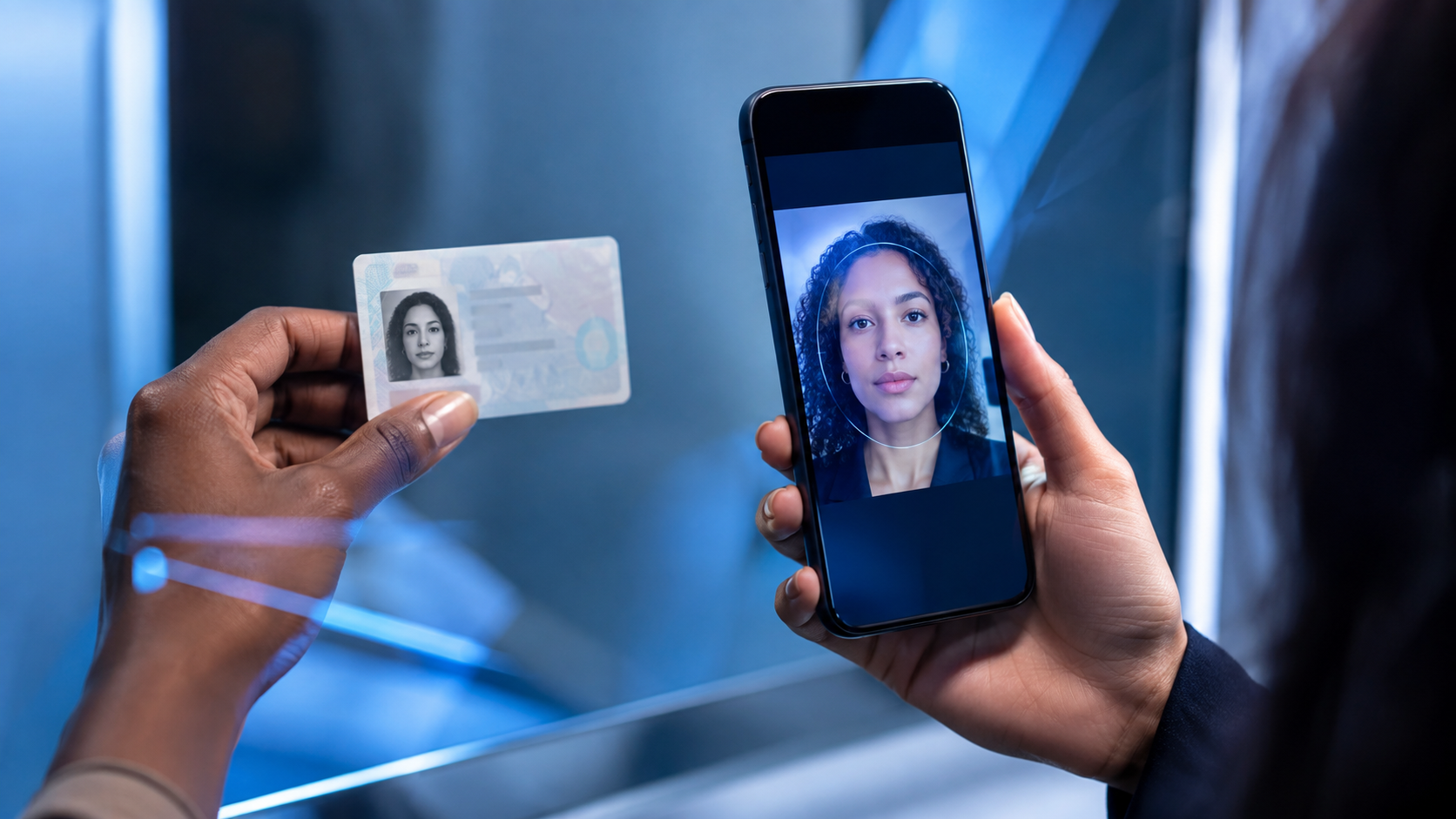 Ilustração editorial sobre Biometria e liveness: Prova de Vida e Liveness: Guia Prático para Fintechs